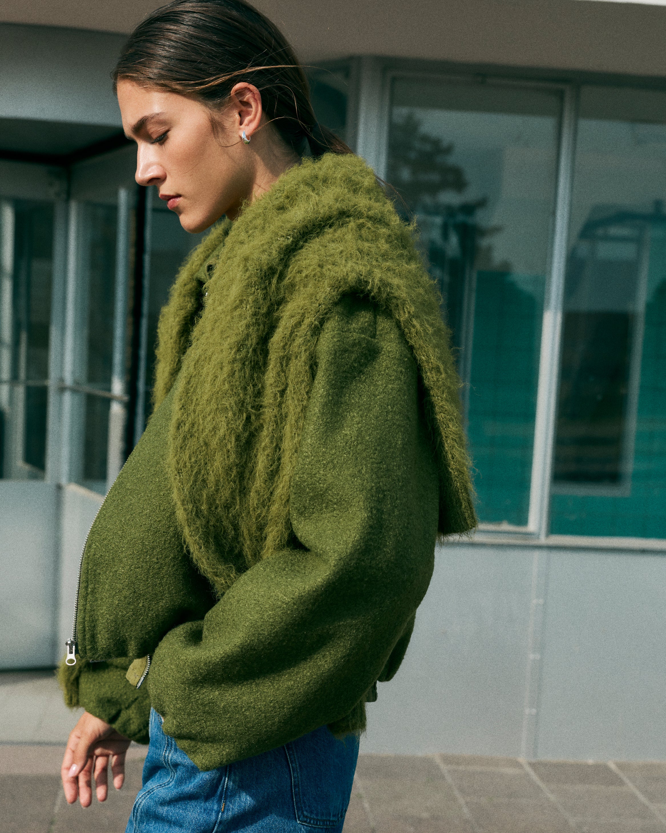 VIJADAS Bomber Jacket - Avocado