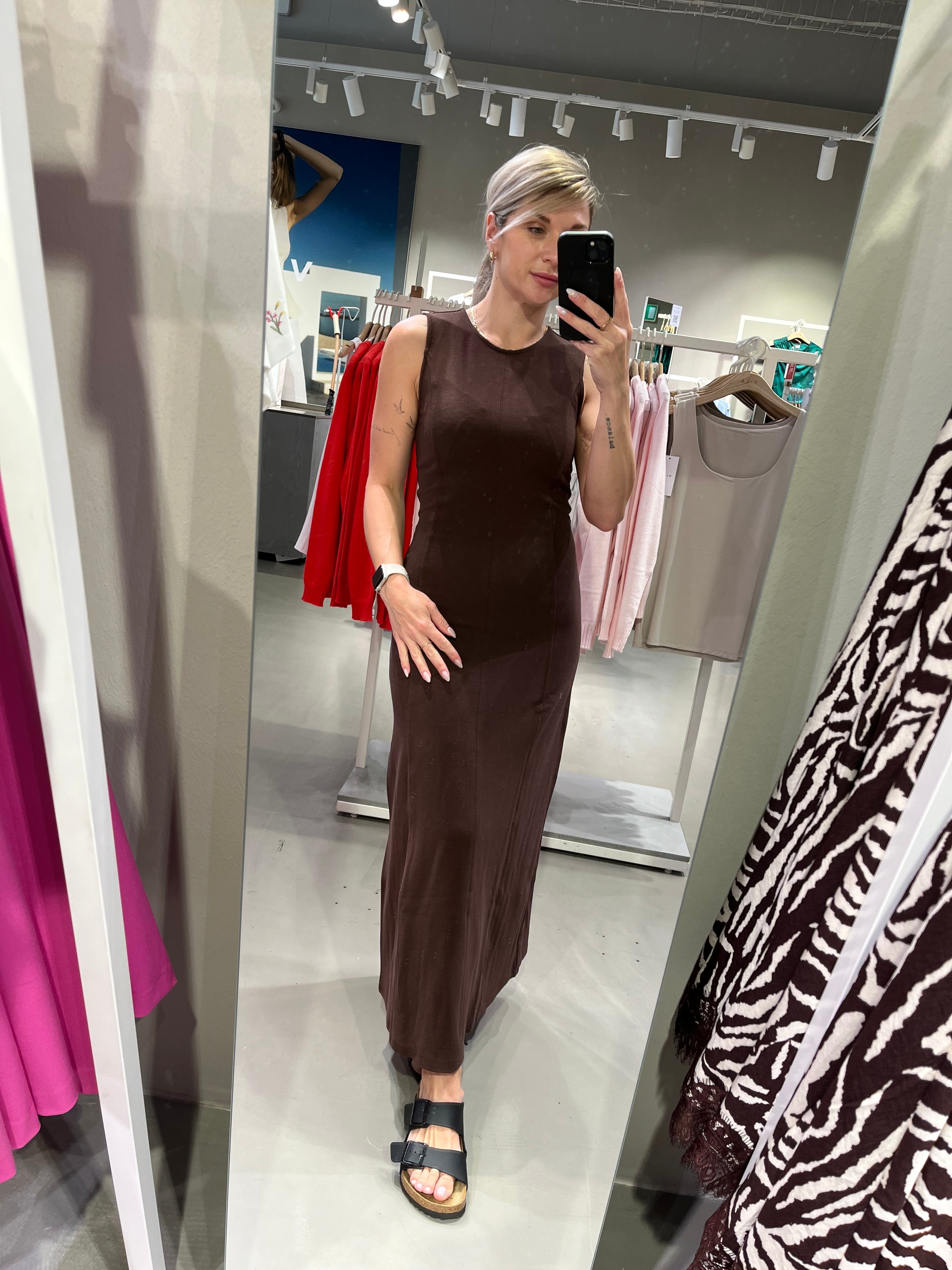 VIARIMA Dress - Coffee Bean